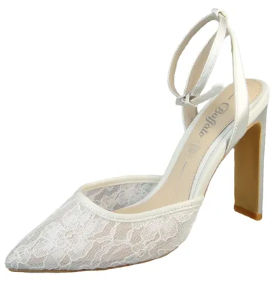 Produktbild von Buffalo Damen Klassische Pumps Judy Vamp Hochzeit 1291415 Weiß