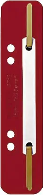 Produktbild von LEITZ Heftstreifen 35 x 158 mm PP Folie rot 25 Stück