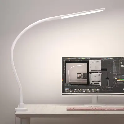 Obrázok produktu pre LED stolná lampa, flexibilná architektonská lampa s upínacím mechanizmom, 3 farebné režimy a plynulé stmievanie, 9 W