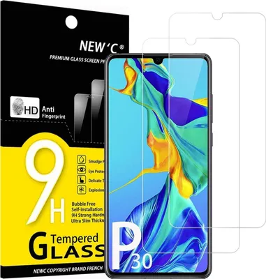 Image de Protection blindée en verre Huawei P30 2 pièces 9H dureté film de protection d'écran