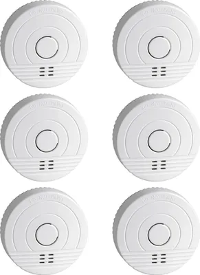 Produktbild von 6x Rauchmelder 5 Jahre Batterie, EN 14604 , Rauchwarnmelder SEBSON