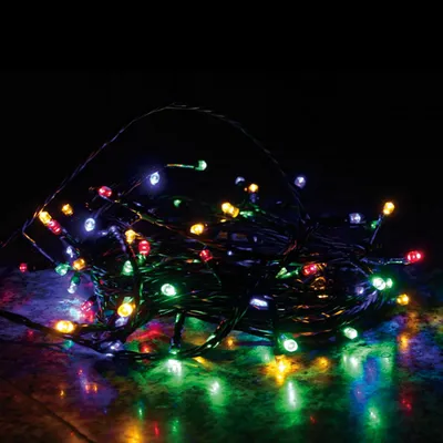 Produktbild von 30er LED Lichterkette Batteriekette Weihnachten Beleuchtung Deko bunt