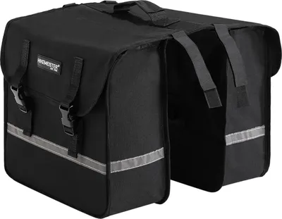 Produktbild von Wasserdichte Doppelte Fahrradtasche für Gepäckträger - 27 Liter, Reflektierende Streifen