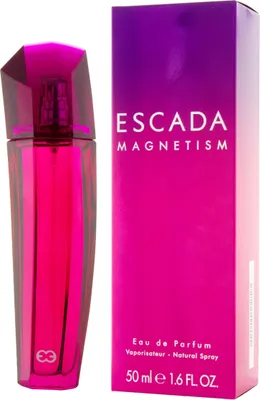 A perfume bottle and its box are displayed side-by-side against a white background.