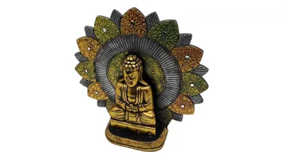 Produktbild von Glücks-Buddha sitzt vor Sonne Sammlerstück,Glitter Lucky Buddha, Bouddha Chanceux