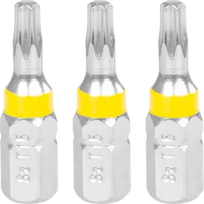 Imagen del producto de Puntas de atornillar Strend Pro Torx TX15, paquete de 3 unidades