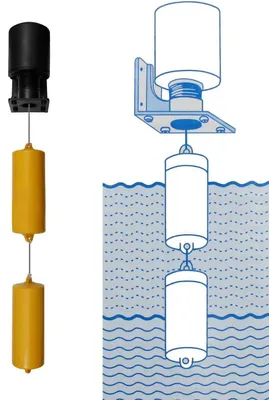 Produktbild von Automatischer Schwimmerschalter 230V 7A Wasserstandsensor Füllstandsschalter