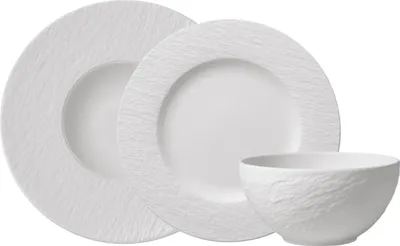Obrázok produktu pre Villeroy & Boch Manufacture Rock blanc Starter-Set 6 tg.
