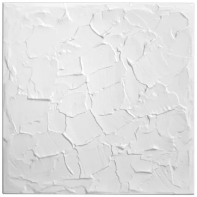 Produktbild von DECCART | 3D-Wandpaneele Modell 0811 | Dekorative Wandpaneele aus Polystyrol | 50 x 50 cm | 1 Stück / 0,25 m² | Moderner geometrischer Stil