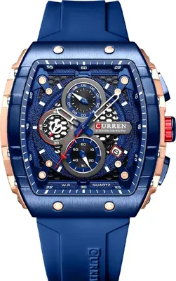 Produktbild von Uhr CURREN Robust - Dunkelblau für Herren | Sportlich & Elegant KP35244