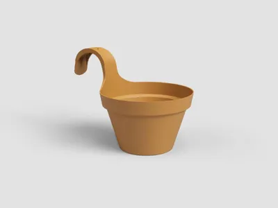 Obrázok produktu pre Artevasi Capri Balcony Single Pot, Žltá, 3,5 L, 305 mm, 200 mm, 280 mm, 4 kusov