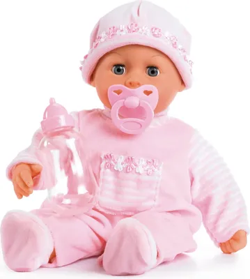 Zdjęcie produktu dla Bayer Design Babypuppe First Words rosa 38 cm, BD93800-R