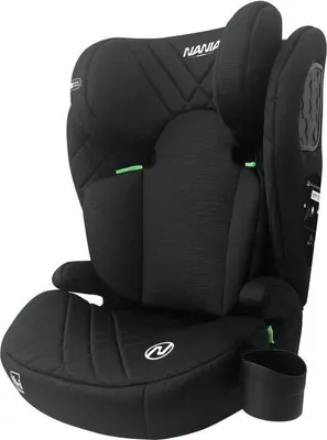 Produktbild von Autositz Nania Sienna I-Size Gruppe 2/3, 15-36 kg, 100-150 cm, Schwarz, Mit SPS-Seitenaufprallschutz, Verstellbare Kopfstütze