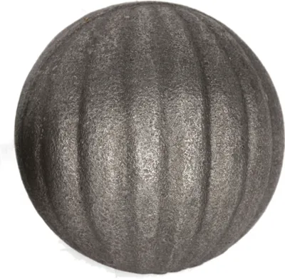 Produktbild von UHRIG Schmiedeeisen Zier Eisenkugel gerillte Formkugel Ø50 mm