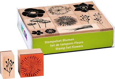 Produktbild von HEYDA 204888690, Stempel-Set für Kinder, Holz, 10 Stück(e)