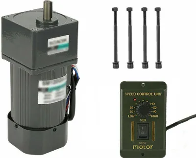 Image de 120W 5K Gear Motor moteur électrique motoréducteur w/ régulateur de vitesse CW/CCW