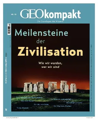 Produktbild von GEOkompakt 70/2022 - Meilensteine der Zivilisation
