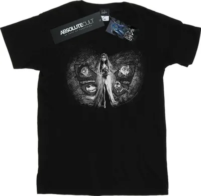 Produktbild von Corpse Bride - "Love Triangle" T-Shirt für Damen BI16318 (XXL) (Schwarz)