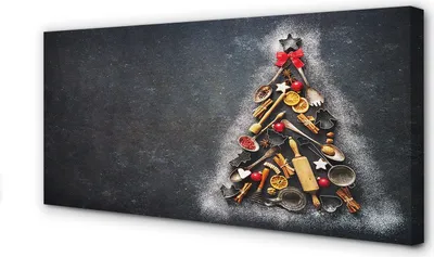 Produktbild von Leinwandbild 100x50 Wandkunst Christbaumschmuck