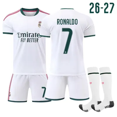 Obrázek produktu pro #7 RONALDO Dres Realu Madrid pro domácí zápas 26-27 pro děti i dospělé VELIKOST:28