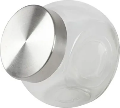 Produktbild von Glas-Bonboniere 1,3 Liter Bonbonglas Keksdose Gebäckdose Vorratsglas Vorratsdose