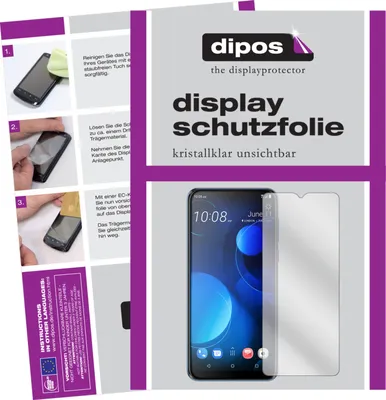 Obrázek produktu pro 1x Ochranná fólie pro HTC Desire 19 Plus clear Screen Protector Film Ochrana displeje dipos