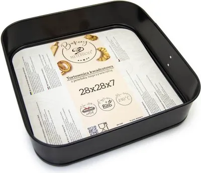 Zdjęcie produktu dla tortownica kwadratowa N/P 28cm 0568