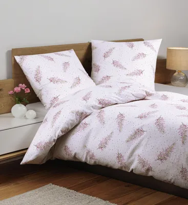 Produktbild von Janine Design Seersucker-Bettwäsche-Garnitur 20163 TANGO Farbe rot rosa Größe 135x200+80x80