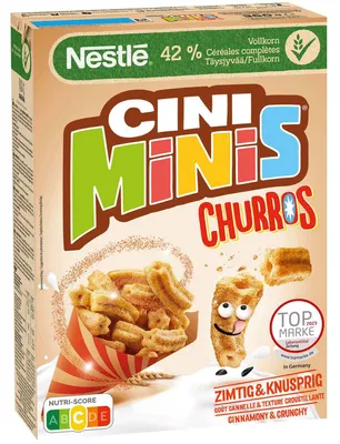 Produktbild von Nestle CINI MINIS 7613287476678, Weizenflocken, 360 g, Zimt
