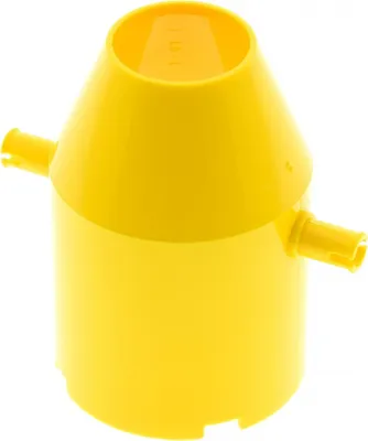 Produktbild von 1x Lego Kipper Trommel 4x4x5 gelb Beton Zement Mischer Kran 6600 4140811 30398