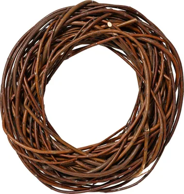 Produktbild von Runder Dekokranz Rohling aus natürlicher Weide, 30 cm Durchmesser, in Naturfarbe