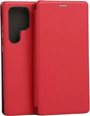 Produktbild von Beline Buchhülle Magnetisch Samsung S24 Ultra S928 Rot/Rot