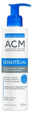 Image de Gel nettoyant ultra-doux Sensitlial Cleansing Gel 200 ml