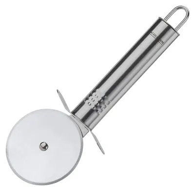 Pizzaroller aus Edelstahl, spülmaschinengeeignet, 18,5 cm