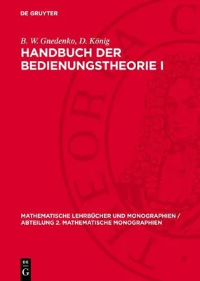 Produktbild von Handbuch der Bedienungstheorie I