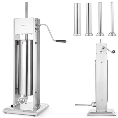 Image de Remplisseur de saucisses – Fabricant de saucisses – Remplisseur de viande – Capacité de 7 litres – Acier inoxydable – Vertical