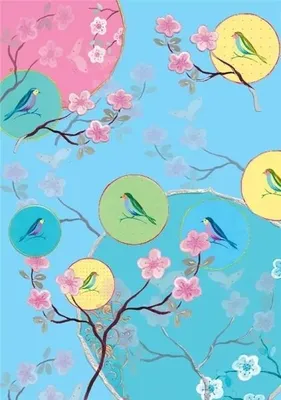 Image de Carnet B6 + enveloppe MO5092 « Oiseaux dans un arbre » - Turnowsky