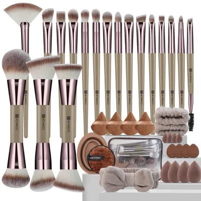 Produktbild von Ein 40-teiliges Make-up-Pinselset mit doppelseitigen Pinseln