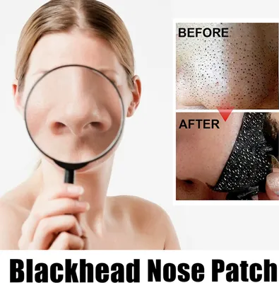 Image de 10 patchs nasaux contre les points noirs, bandes de nettoyage des pores pour un nettoyage en profondeur, éliminateur de points noirs pour femmes et hommes