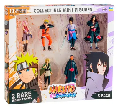 Produktbild von Naruto Shippuden Minifiguren Set: 8 coole Shinobi-Helden