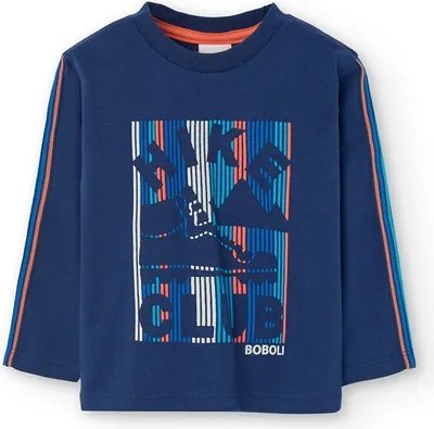 Produktbild von Boboli Knit Langarm-t-shirt Blau 12 Months Blau 12 Months