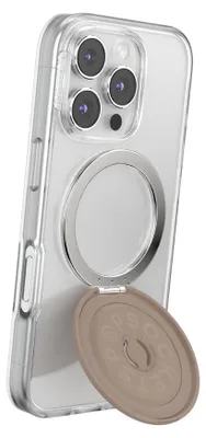 Zdjęcie produktu dla PopSockets Kick-Out Grip z funkcją MagSafe, regulowany uchwyt i stojak do telefonu, umożliwiający ustawienie w pionie lub poziomie