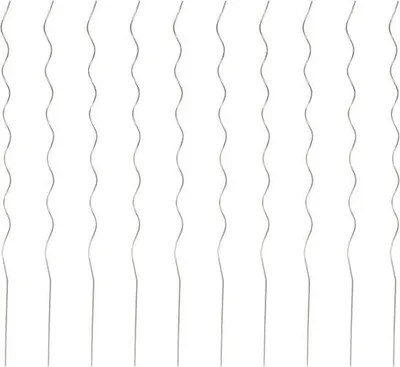 Produktbild von Pflanzenstütze für Tomaten und Sträucher - Verzinkte Pflanzenstangen Set von 10 Stück - 150 cm