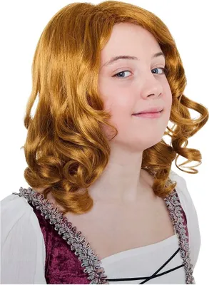 Produktbild von Schulterlange Kinderperücke rotblond