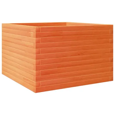 Produktbild von vidaXL Pflanzkübel Wachsbraun 70x70x45,5 cm Massivholz Kiefer