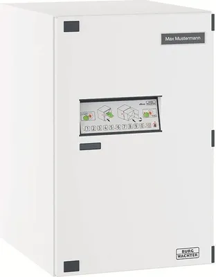 Produktbild von Burg Wächter Paketbox eBoxx EASY+ GV 645 W weiß BxHxT 575/760/450 mm