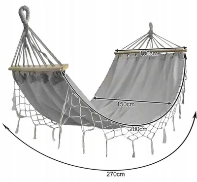 Obrázok produktu pre Záhradná hojdacia sieť Gardlov 200x150cm