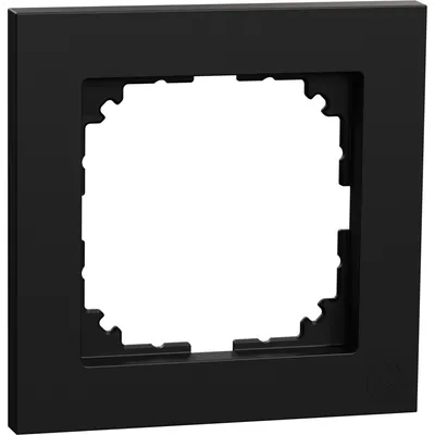 Image de Merten MEG4010-3603 Cadre de finition simple M-Pure noir/mat