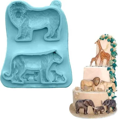Produktbild von Silikonform - Löwe 15,5x11cm - Cakesicq