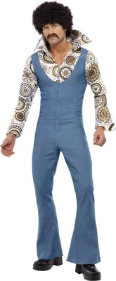 Image de Smiffys - Costume "Groovy Dancer" - Hommes SM1795 (XL) (Bleu)